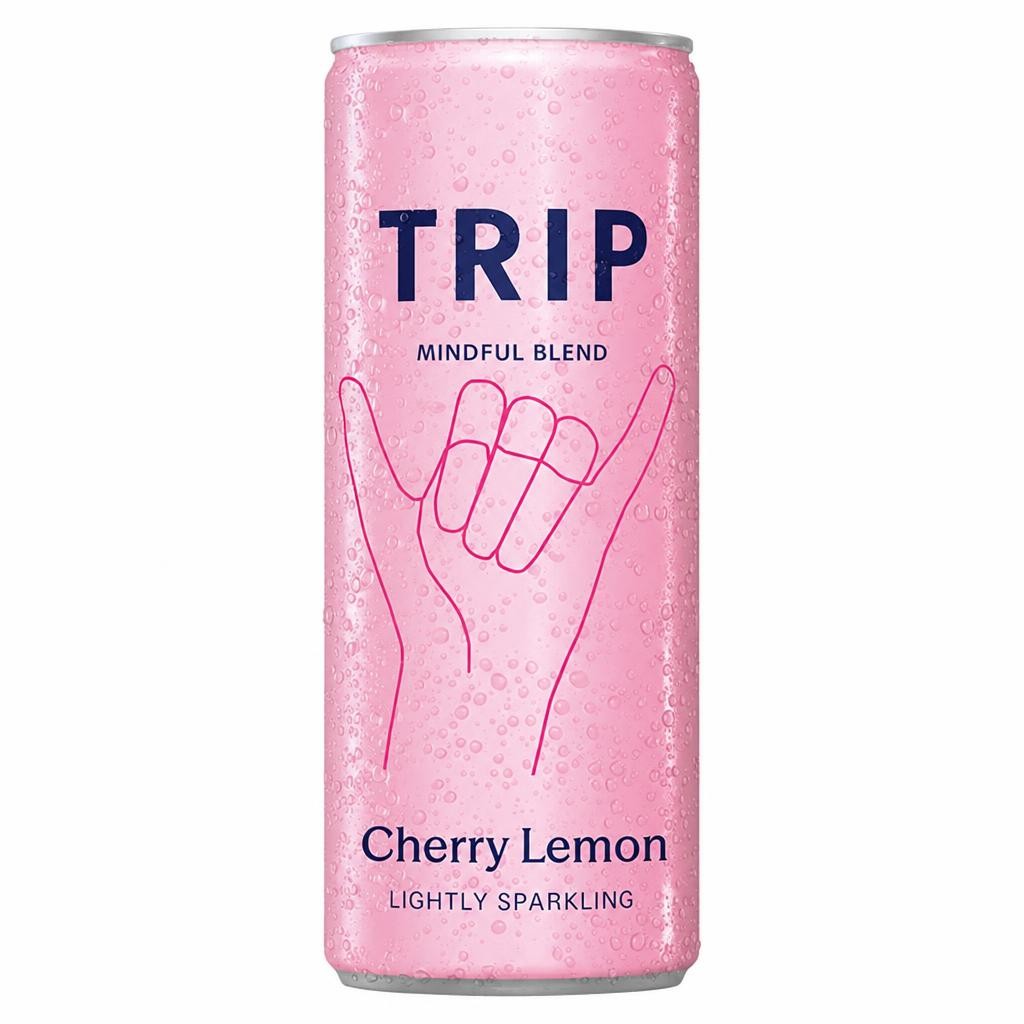 Trip 250ml Cherry Lemon Sparkling Drink