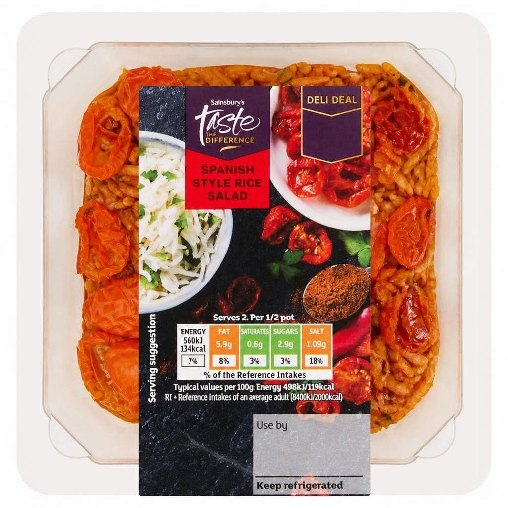 Sainsbury's Taste the Difference Spanish Style Rice Salad 225g