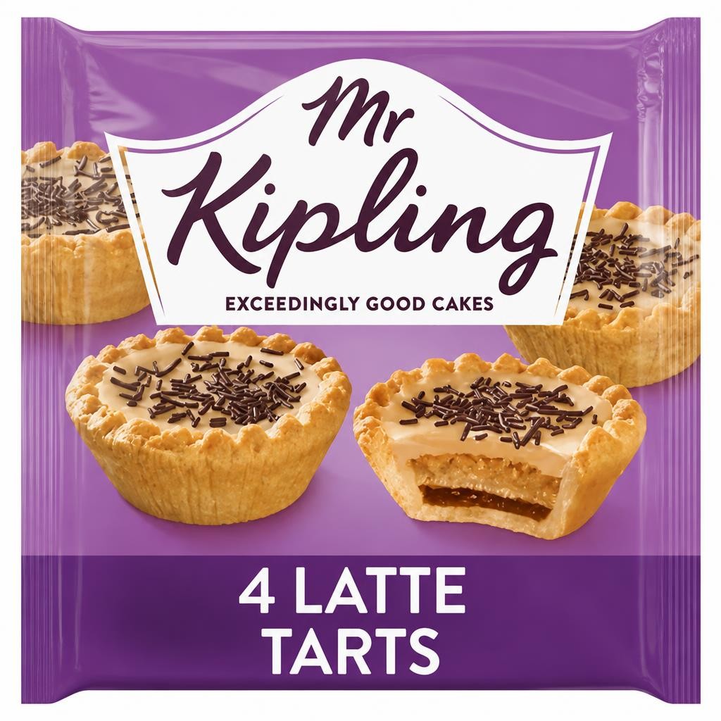 Mr Kipling Latte Tarts 4 Pack