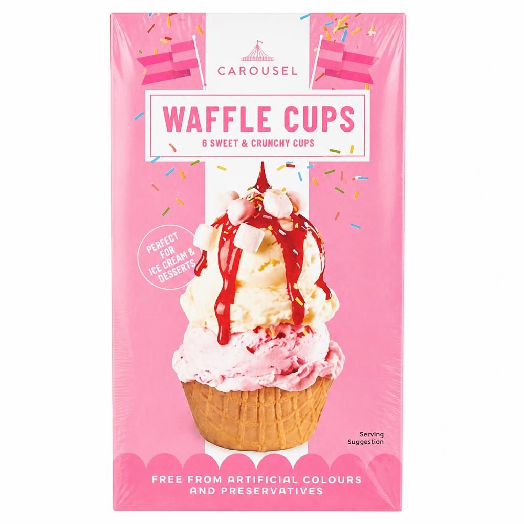 Carousel Waffle Cups