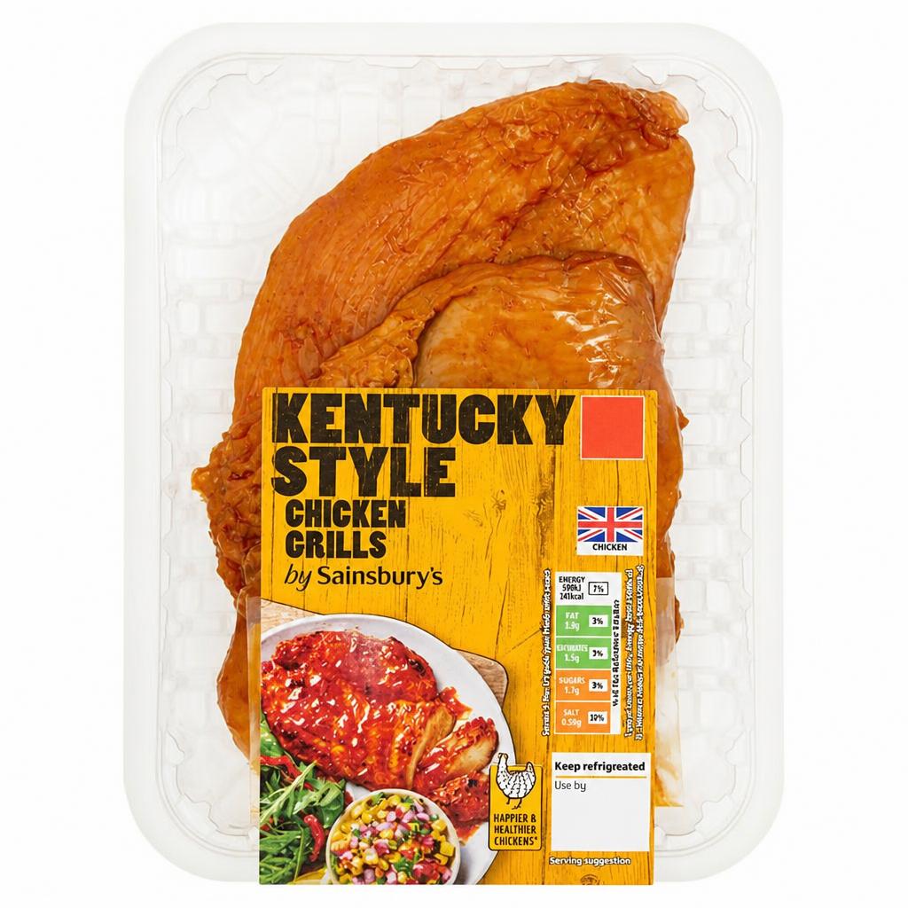 Sainsbury's Kentucky Style Chicken Grills 360g