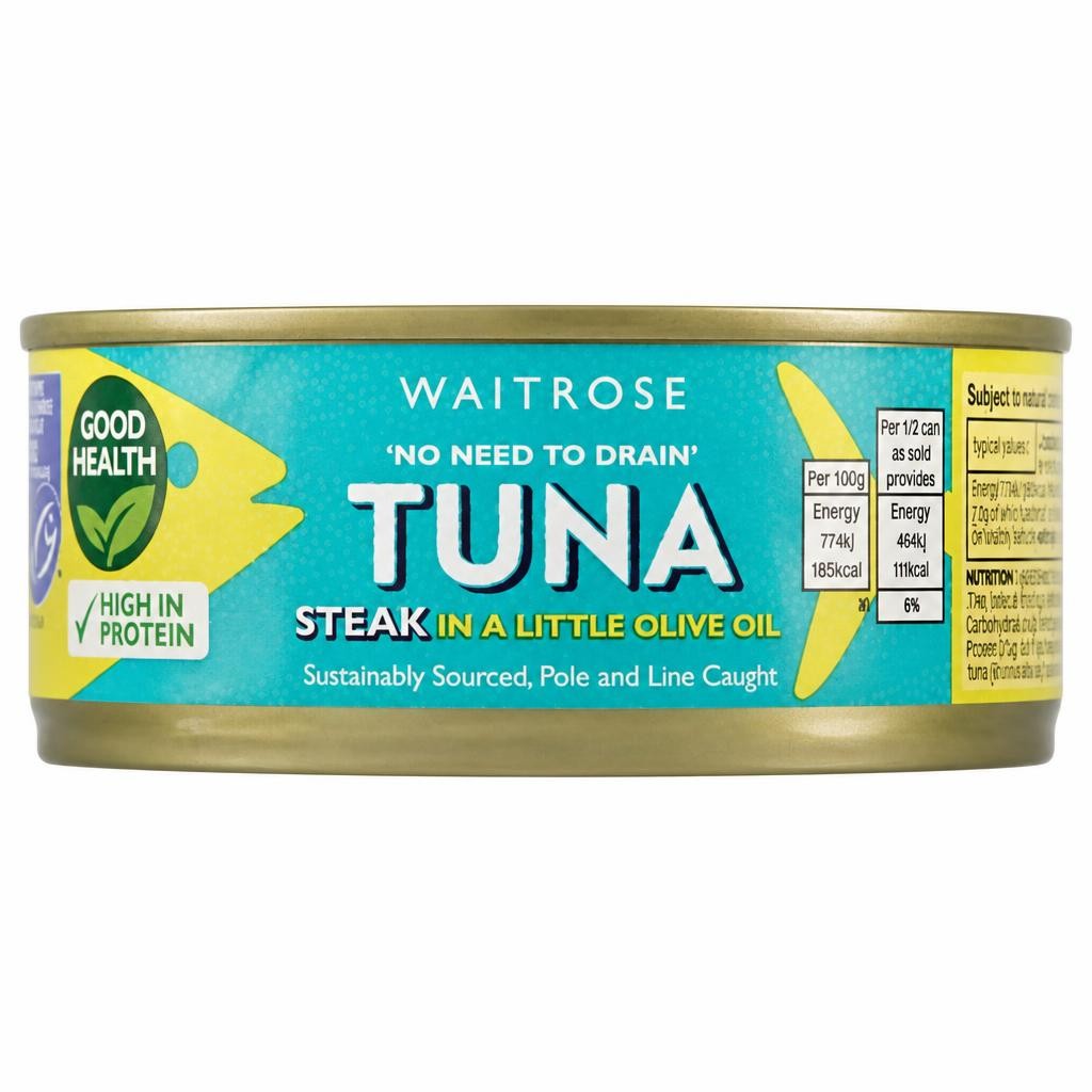 Waitrose Tuna Steak in Olive Oil