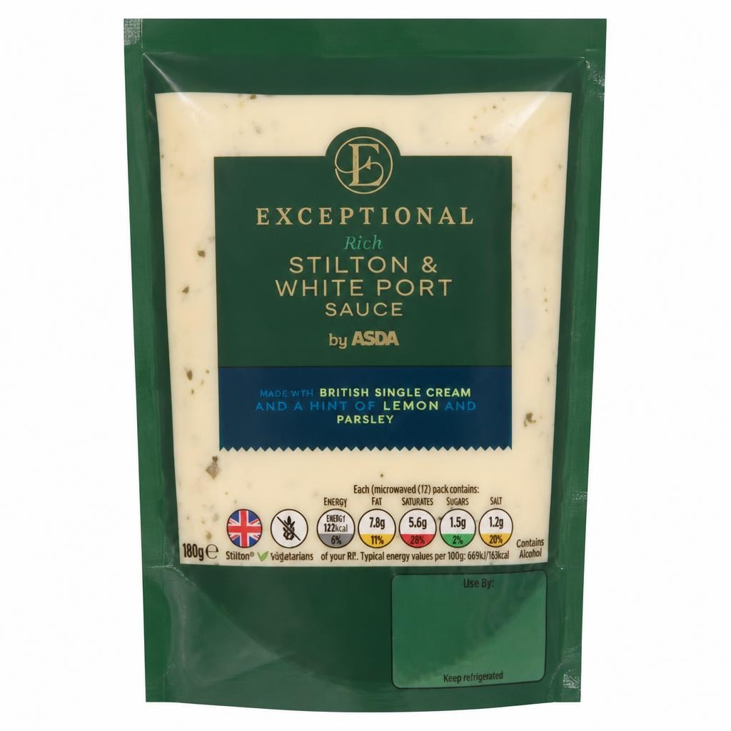 Exceptional by ASDA Rich Stilton & White Port Sauce 180g