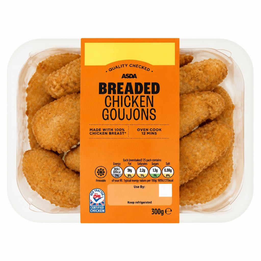ASDA Breaded Chicken Goujons 300g