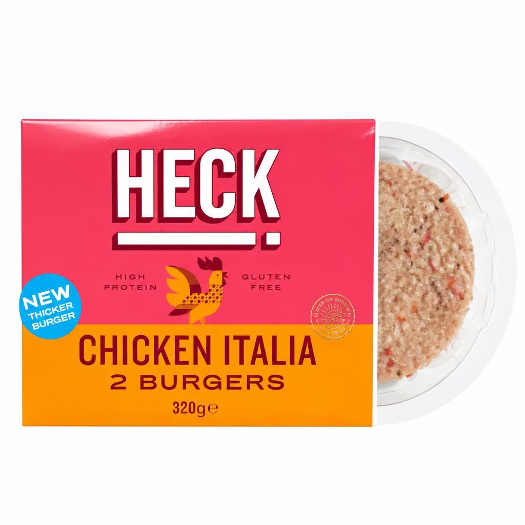 HECK! HECK! Chicken Italia Gluten Free Burgers 320g