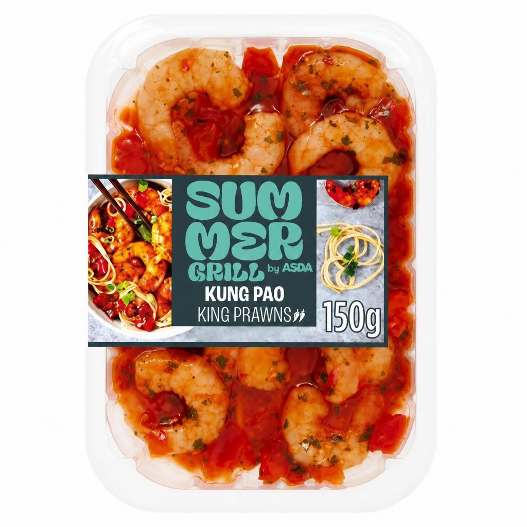 Summer Grill by ASDA Summer Grill by  Kung Pao King Prawns 150g