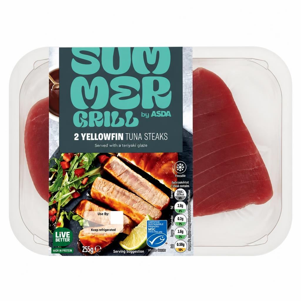 Summer Grill by ASDA Summer Grill by  2 Yellowfin Tuna Steaks 255g