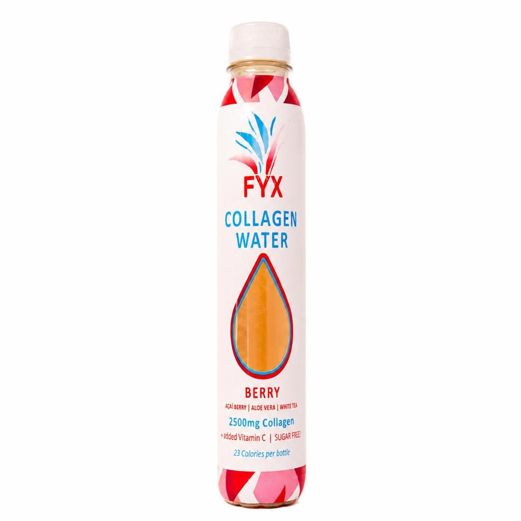 FYX Collagen Water - Berry - 1 Bottle | Pink | One Size | Berry | 1