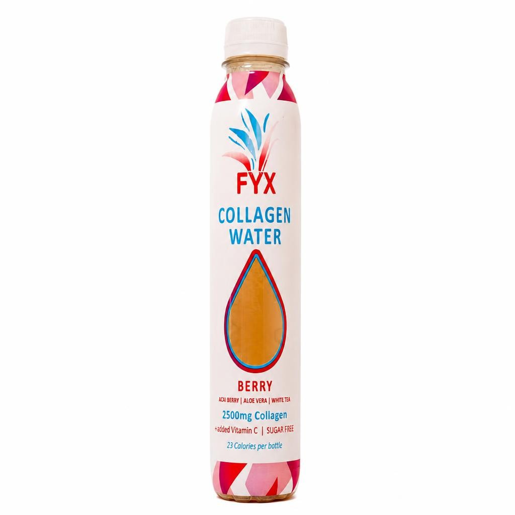 FYX Collagen Water - Berry - 1 Bottle | Pink | One Size | Berry | 1