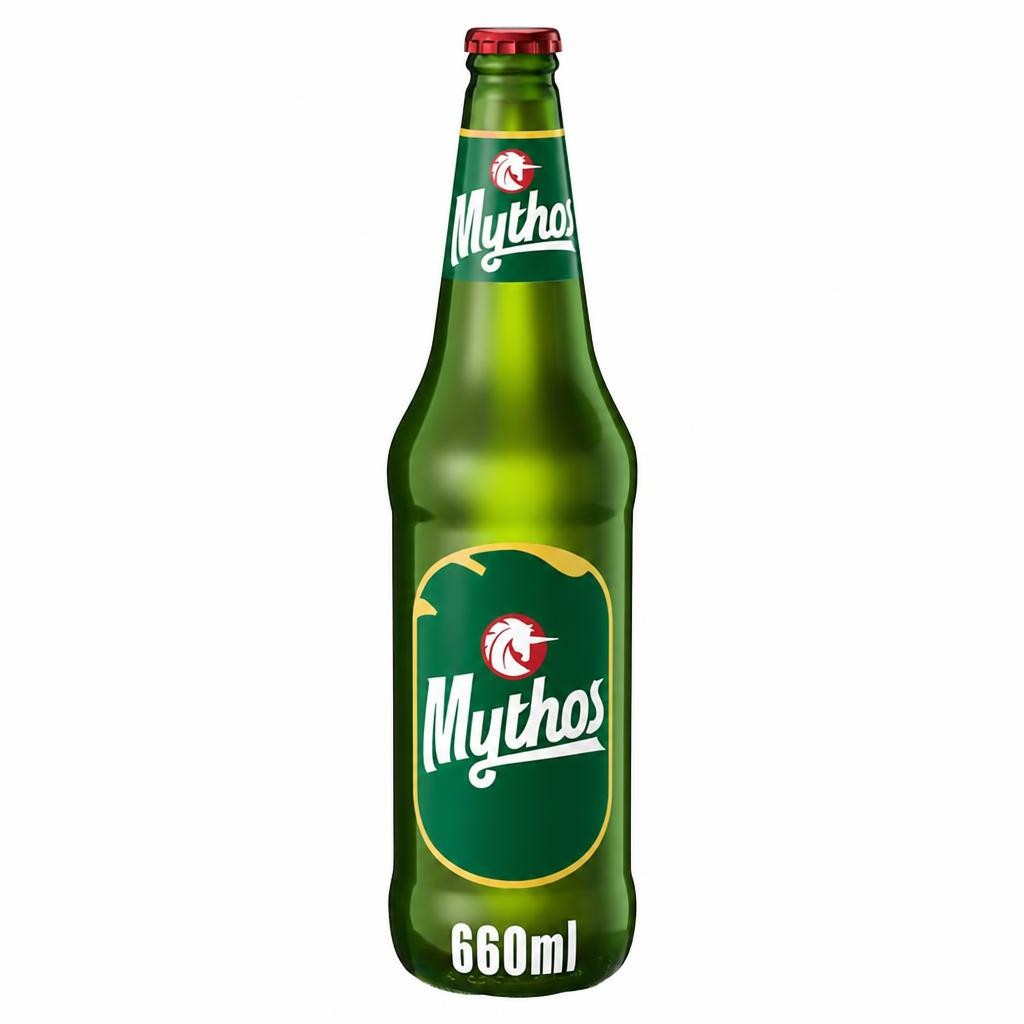 Mythos Premium Greek Lager Beer Bottle 660ml