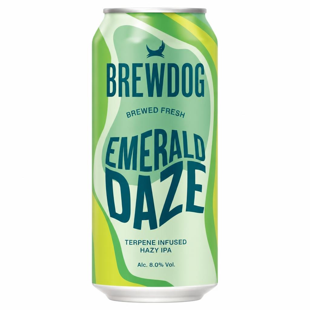 BrewDog Emerald Daze Terpene Infused Hazy IPA 440ml