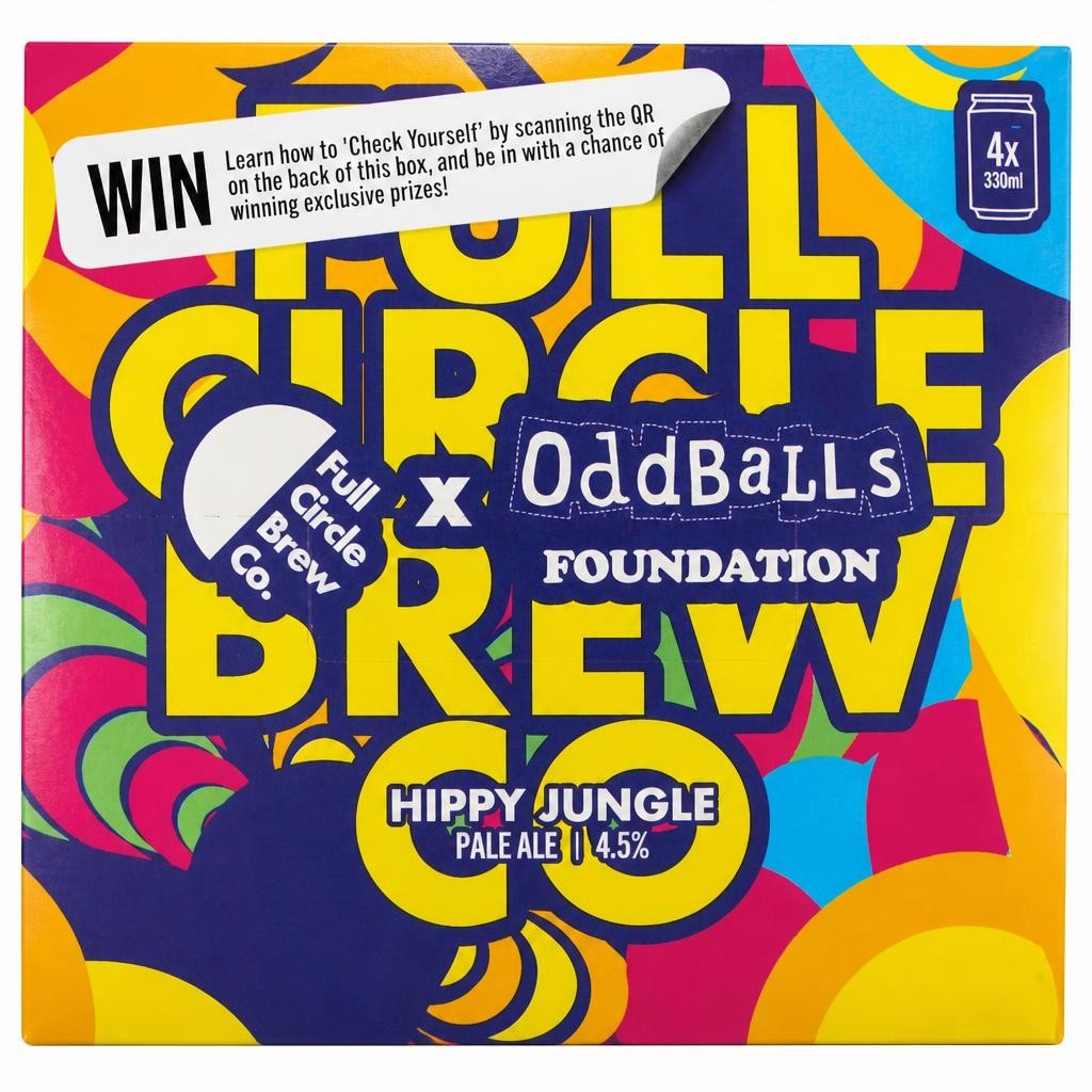 Full Circle Brew Co Oddballs Foundation Hippy Jungle Pale Ale 4x330ml
