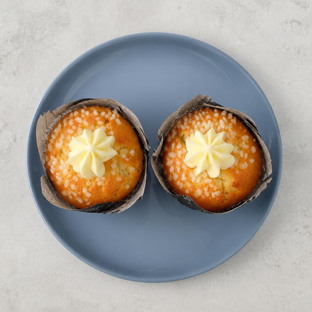 Tesco Finest Sicilian Lemon Curd Muffins 2 Pack