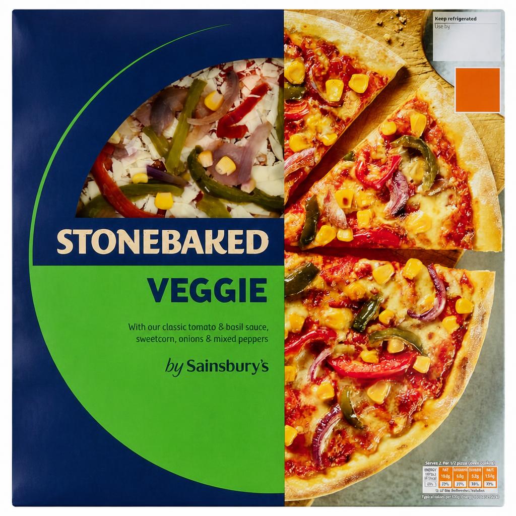 Sainsbury's Stonebaked 315g Vegetable Pizza