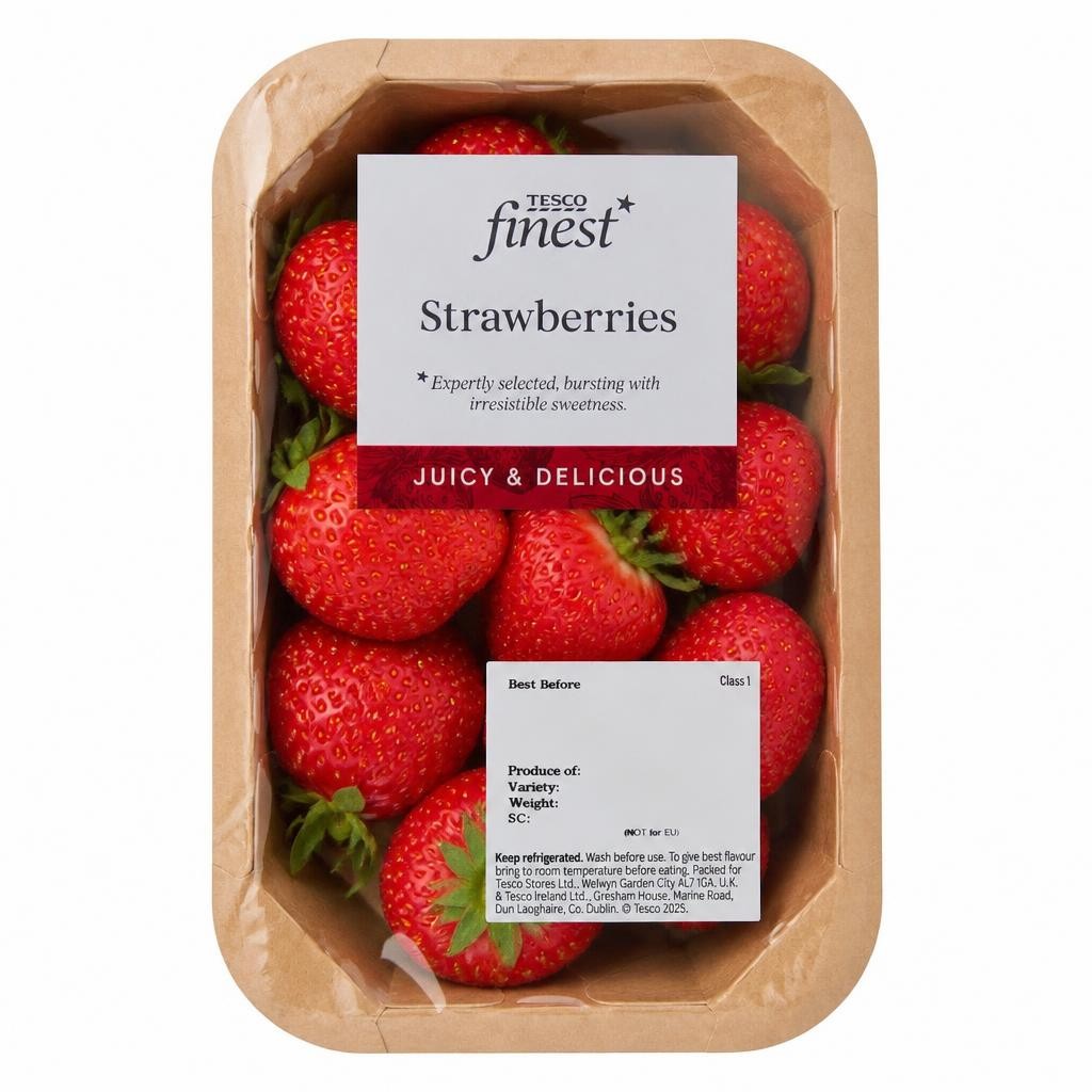 Tesco Finest Strawberries 300G