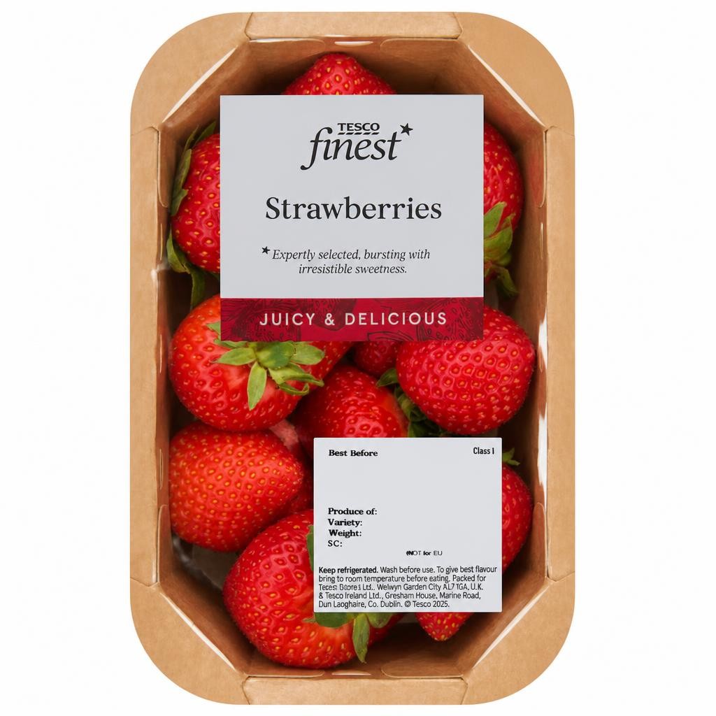 Tesco Finest Strawberries 300G