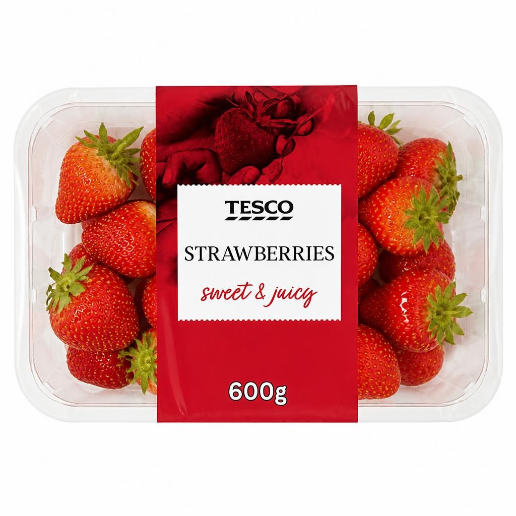 Tesco Strawberries 600G
