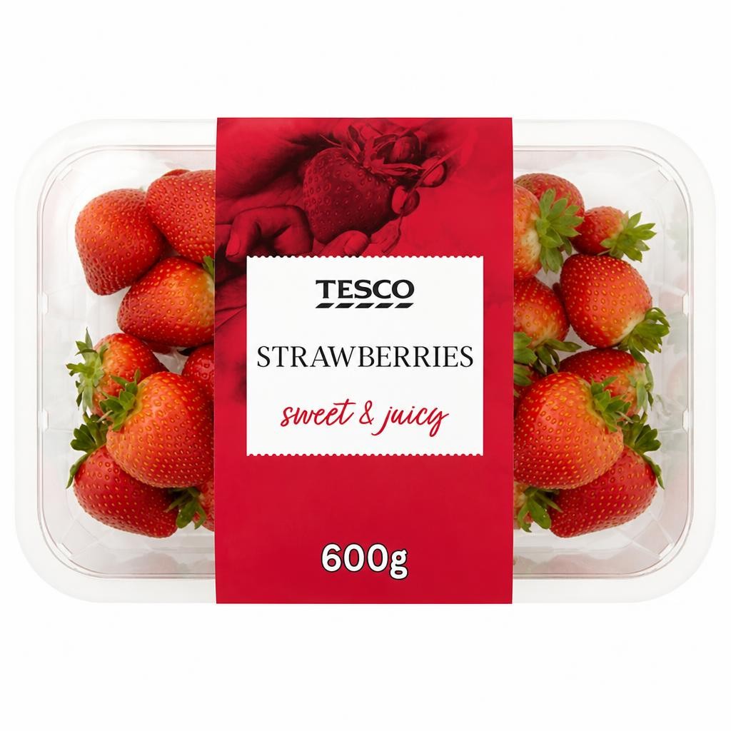 Tesco Strawberries 600G