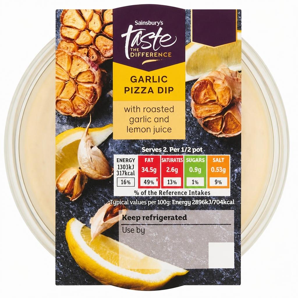 Sainsbury's 90g Garlic Pizza Dip, Taste the Difference