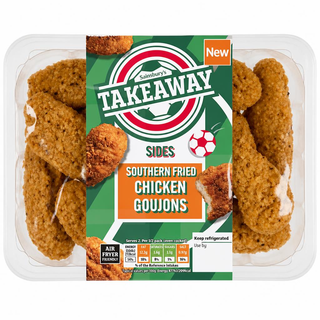 Sainsbury's Takeaway Sides Southern Fried Chicken Goujons 270g