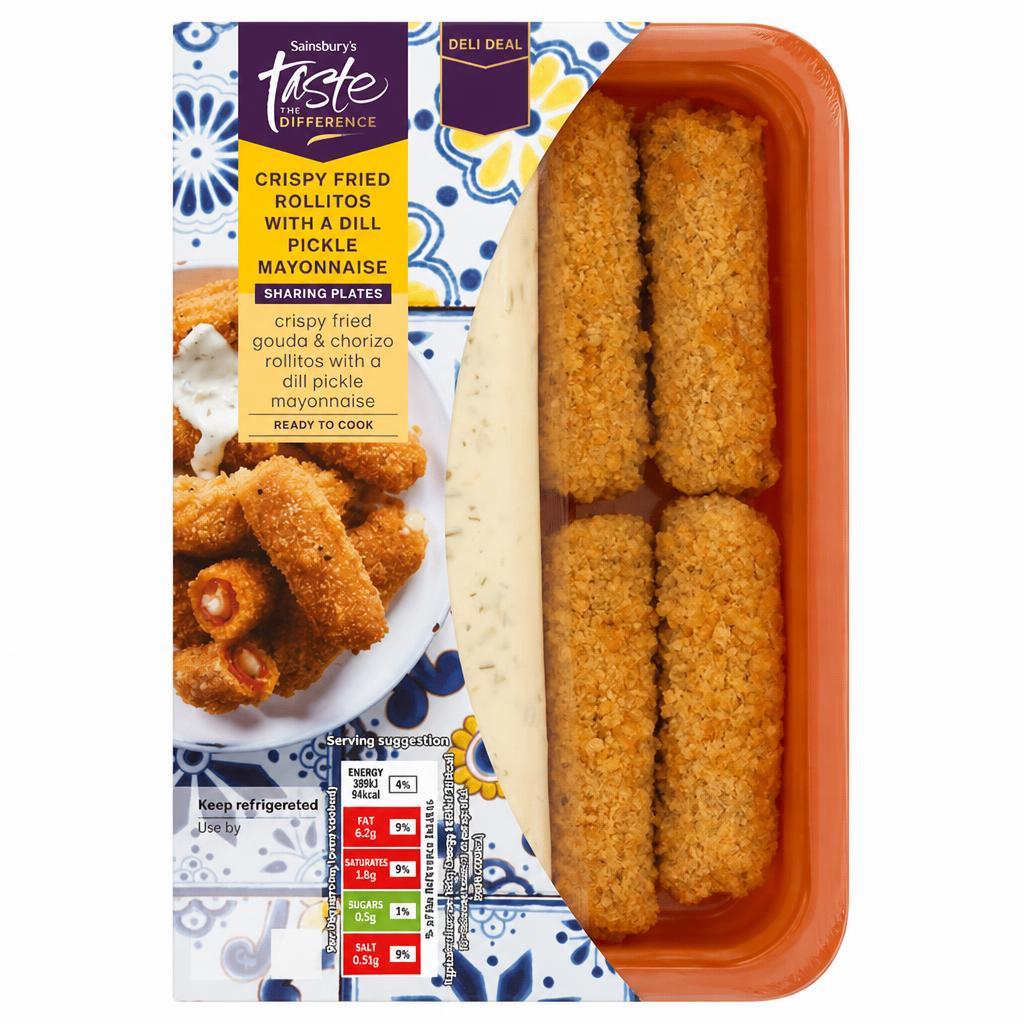 Sainsbury's 184g Crunchy Fried Rollitos, Taste the Difference