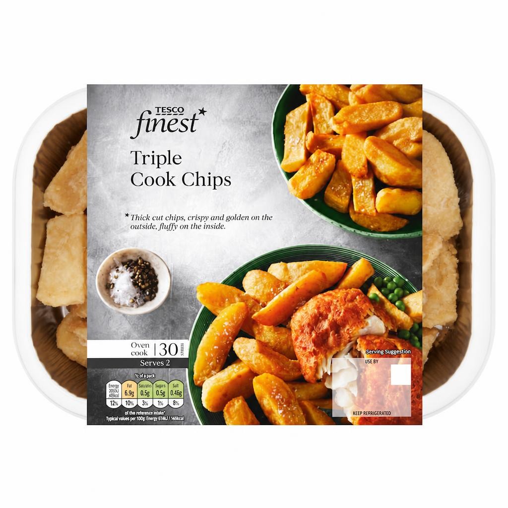 Tesco Finest Triple Cook Chips 400g