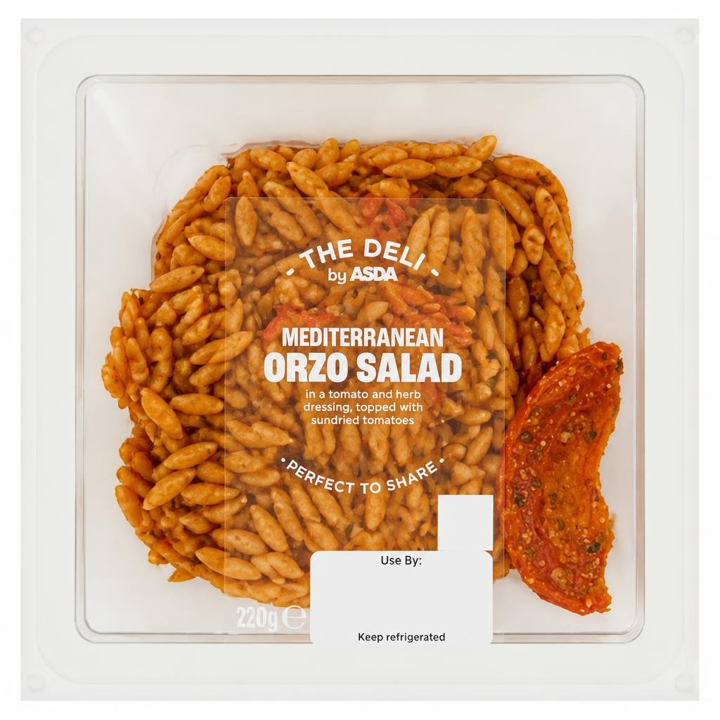 The Deli by ASDA The Deli Mediterranean Orzo Salad 220g