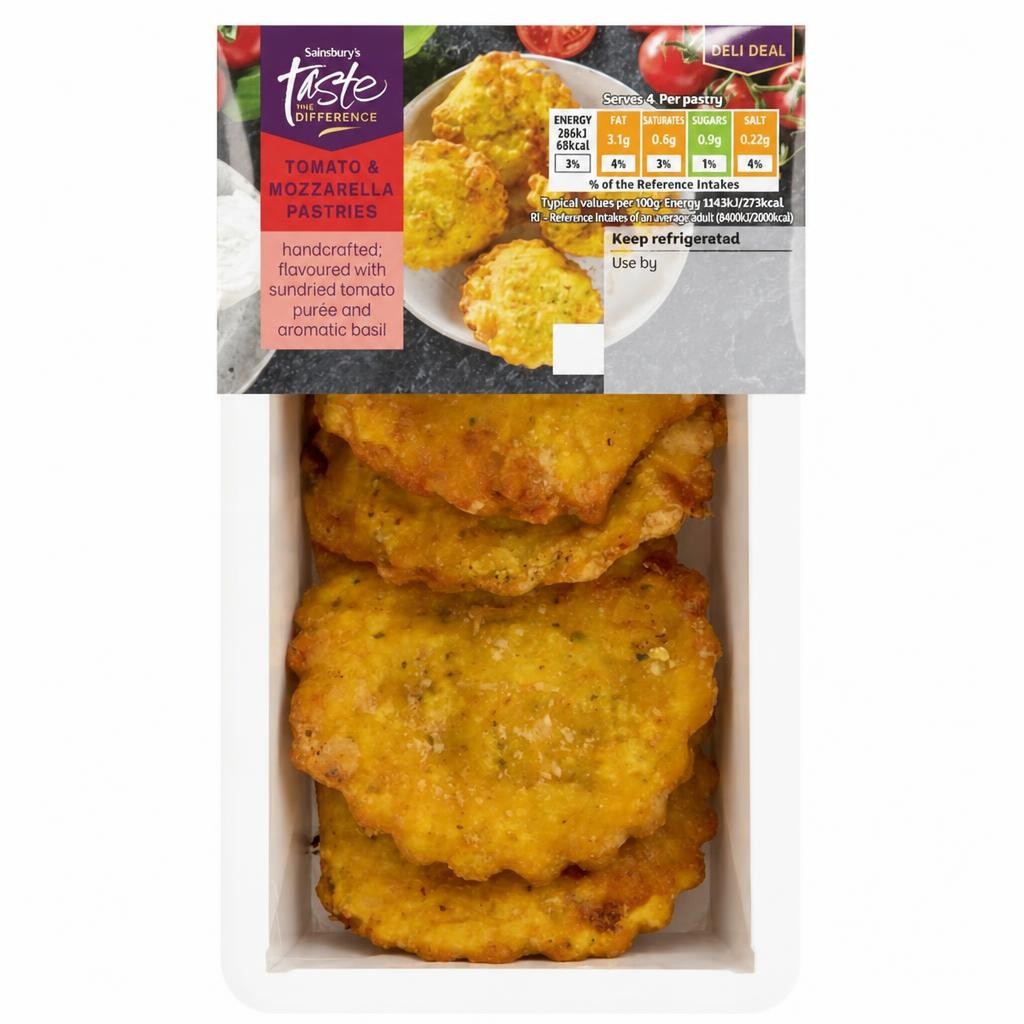 Sainsbury's Tomato & Mozzarella Pastries, Limited Edition, Taste the Difference 100g