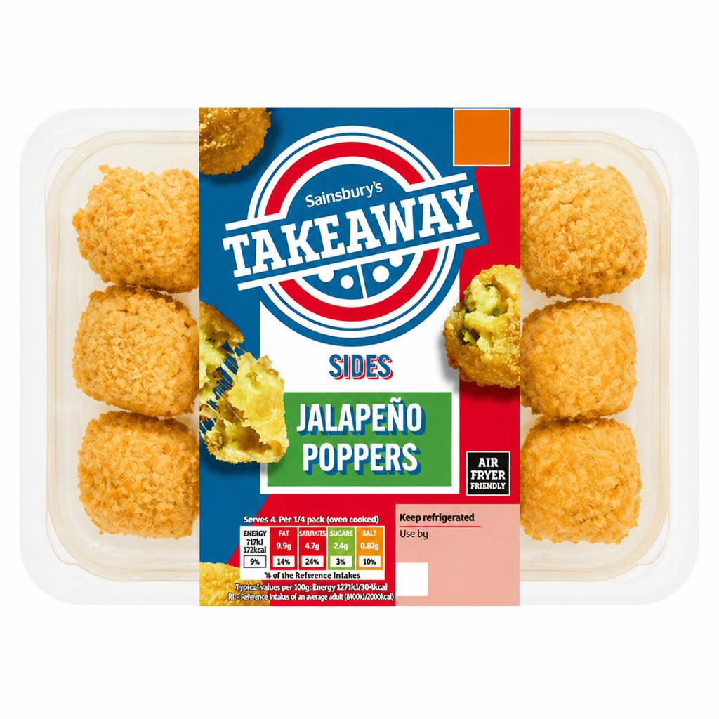 Sainsbury's 240g Cheese & Jalapeno Poppers