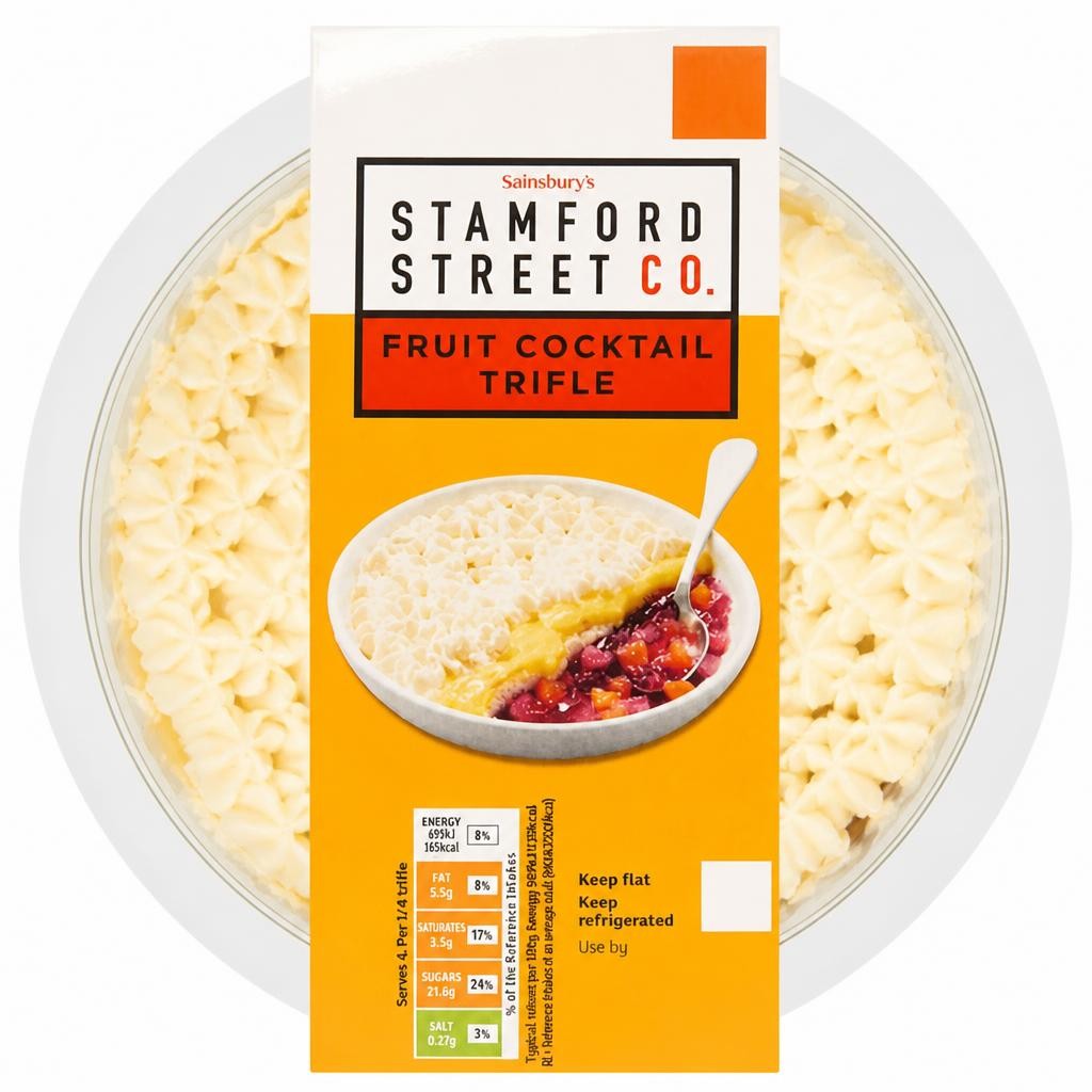 Stamford Street Co. 490g Fruit Cocktail Trifle