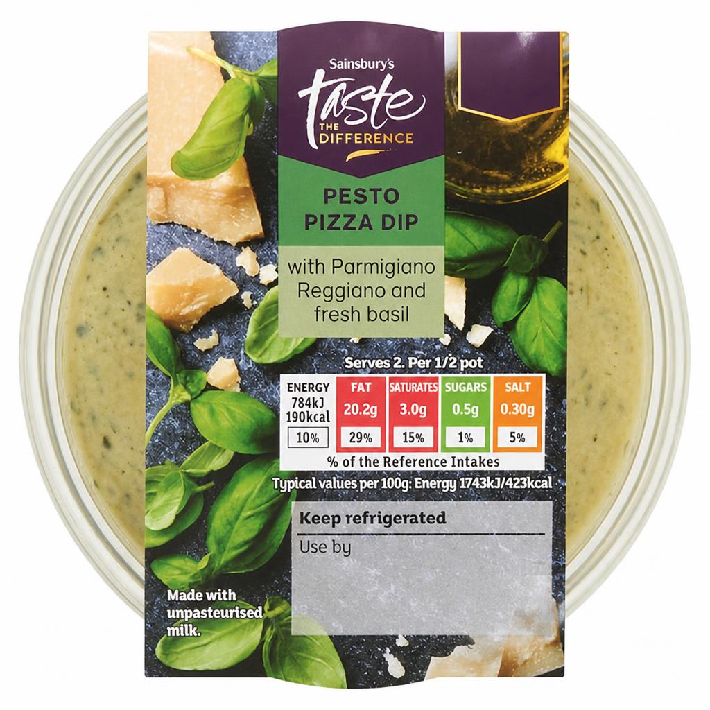 Sainsbury's 90g Pesto Pizza Dip, Taste the Difference