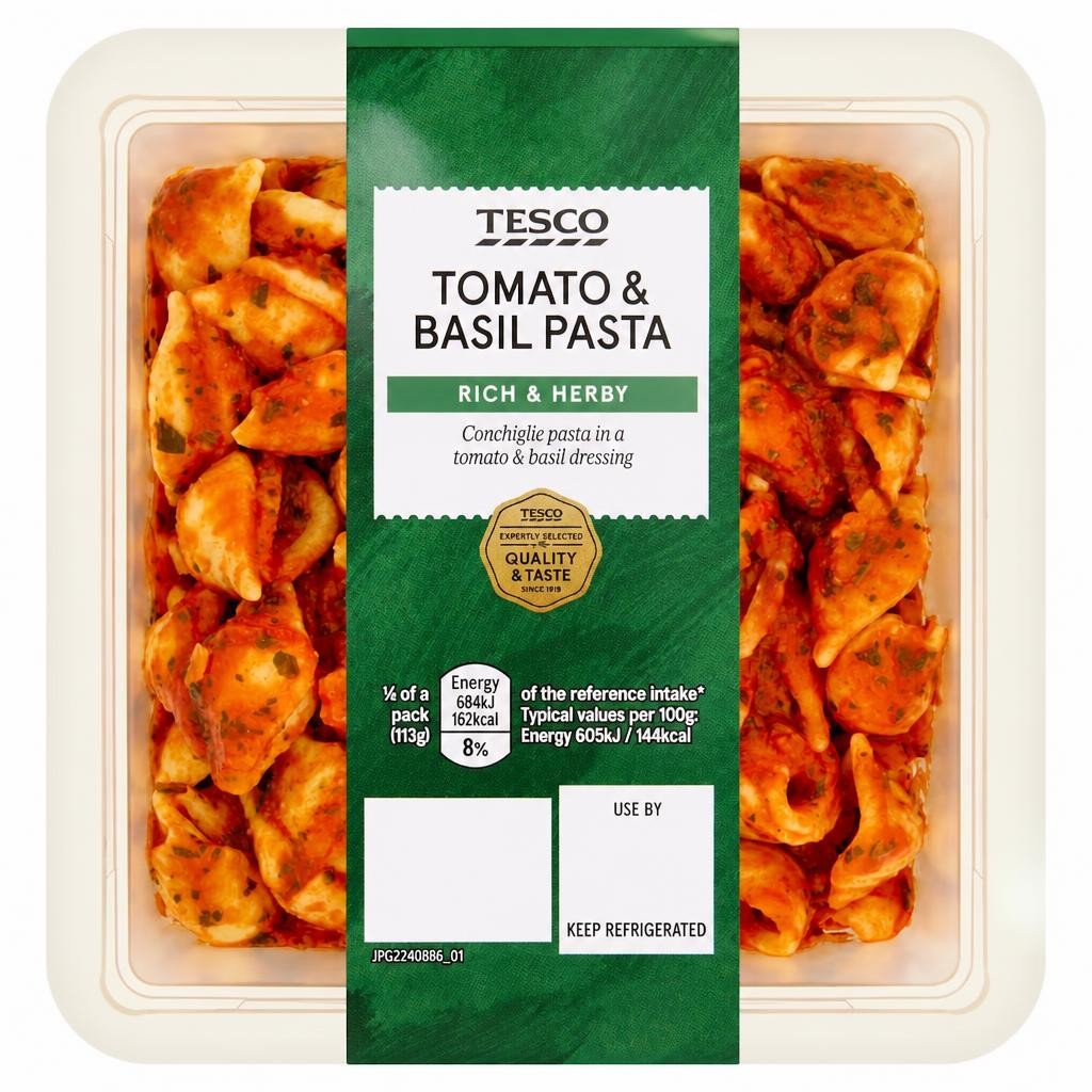 Tesco Tomato & Basil Pasta 450g