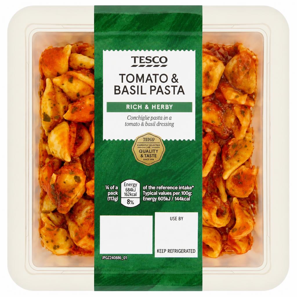 Tesco Tomato & Basil Pasta 450g