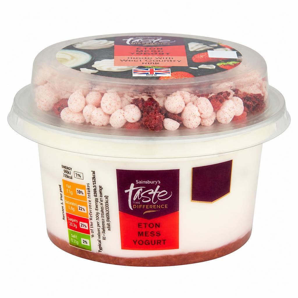 Sainsbury's 140g Eton Mess Yogurt, Taste the Difference