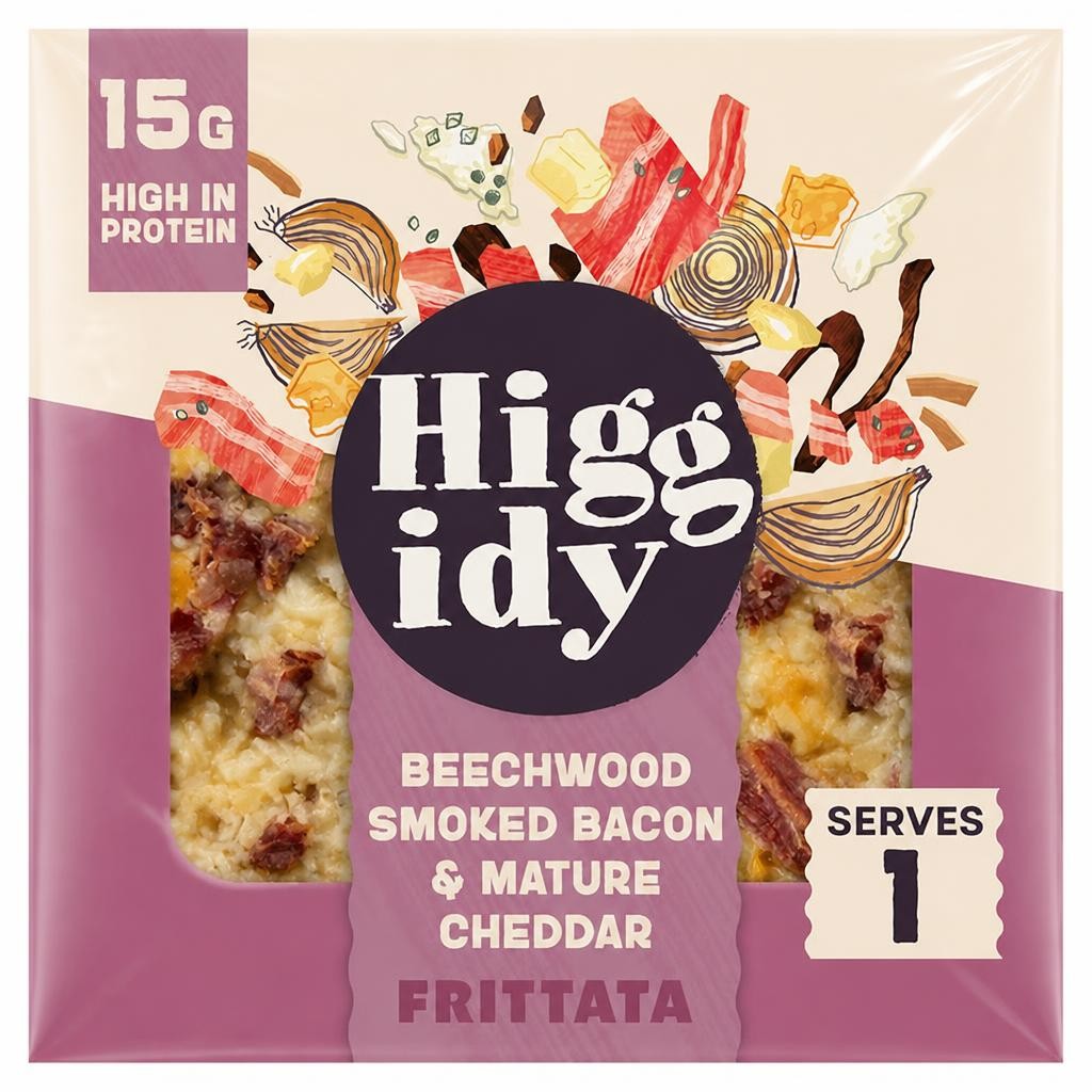 Higgidy 155g Beechwood Smoked Bacon & Mature Cheddar Frittata
