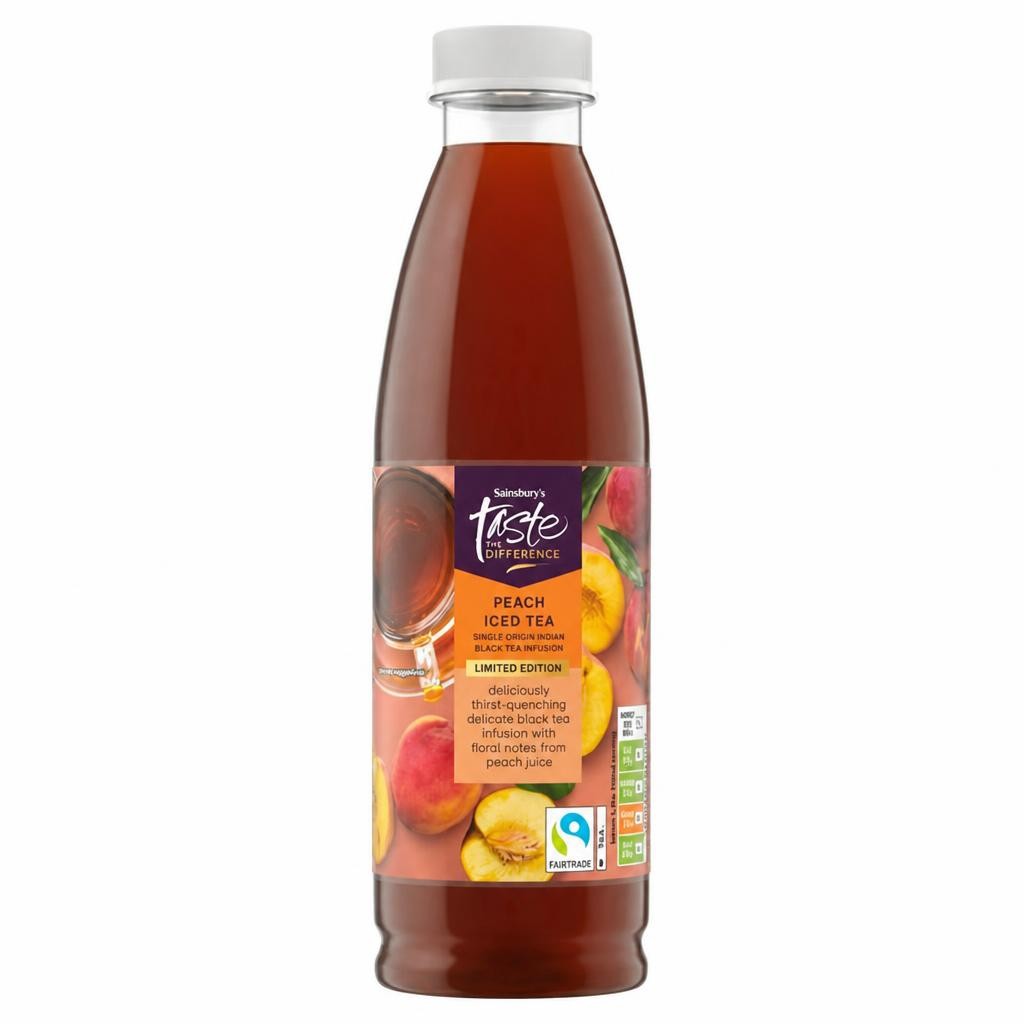 Sainsbury's 750ml Peach Iced Tea, Taste the Difference, Limited Edition