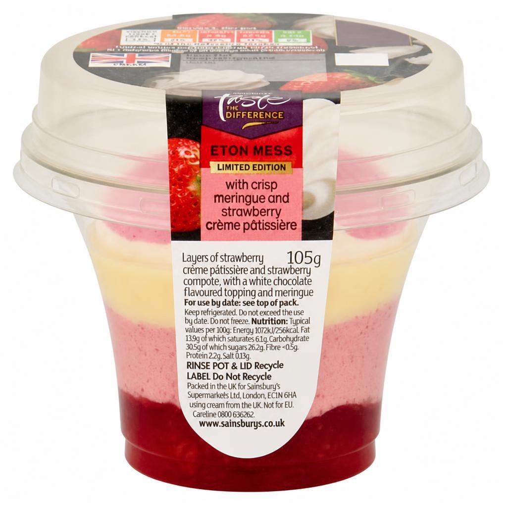 Sainsbury's 105g Eton Mess, Taste the Difference, Limited Edition