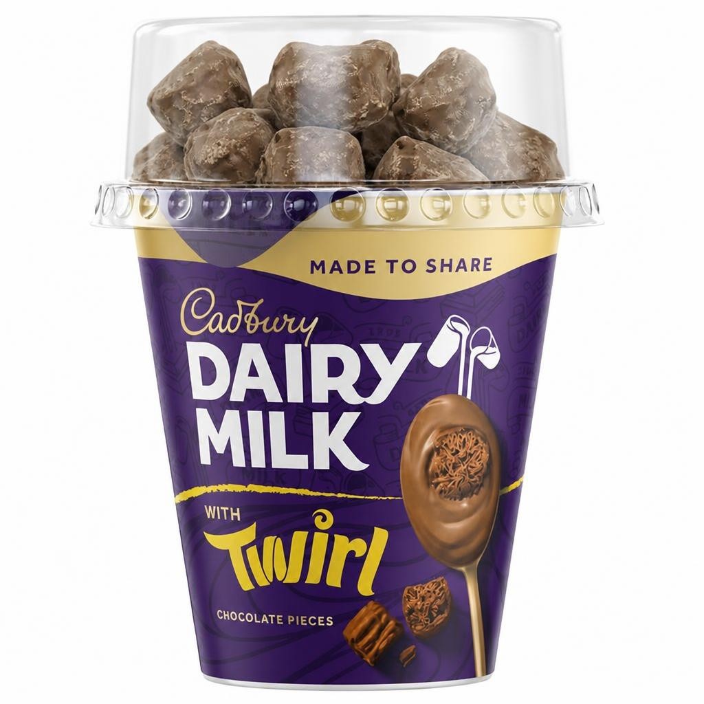 Cadbury Dairy Milk 345g Twirl Chocolate Pieces Sharing Dessert