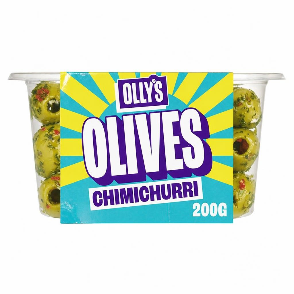 Olly's 200g Chimichurri Halkidiki Olives