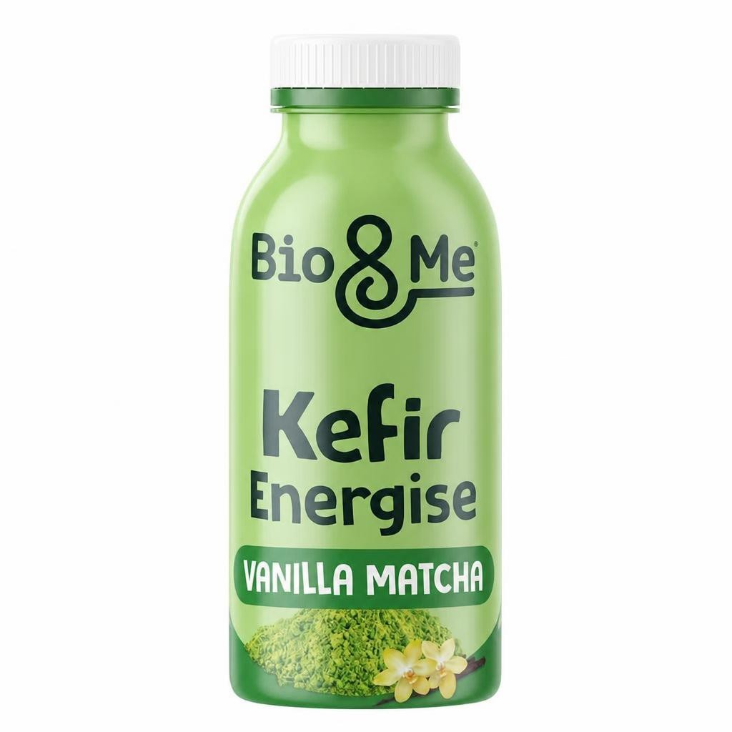 Bio&Me 280ml Vanilla Matcha Energise Kefir Yoghurt Drink