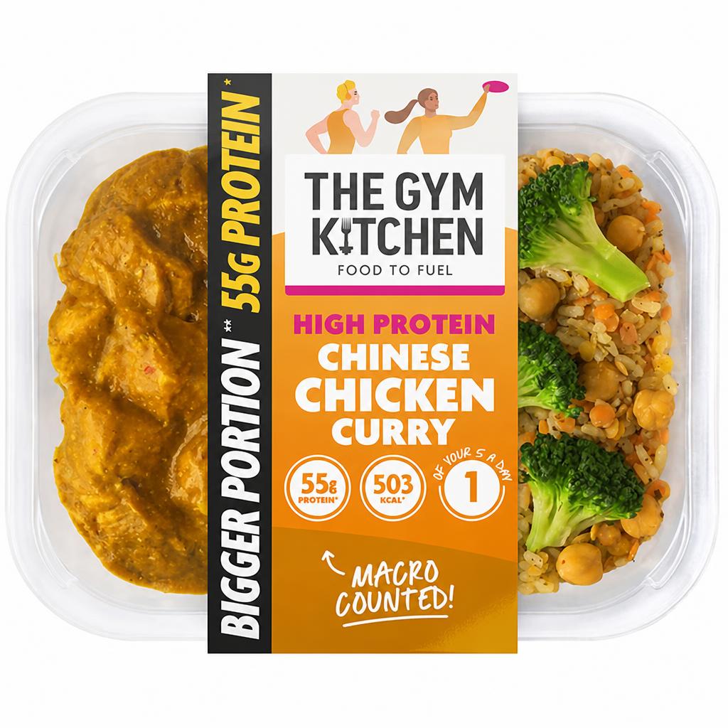 The Gym Kitchen 500g High Protein Chinese Chicken Curry Ready Meal