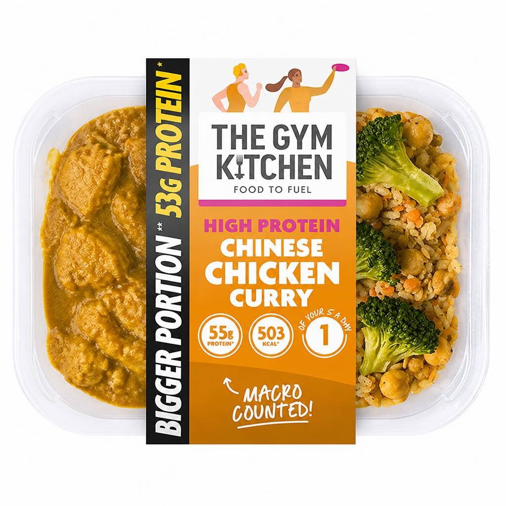 The Gym Kitchen 500g High Protein Chinese Chicken Curry Ready Meal