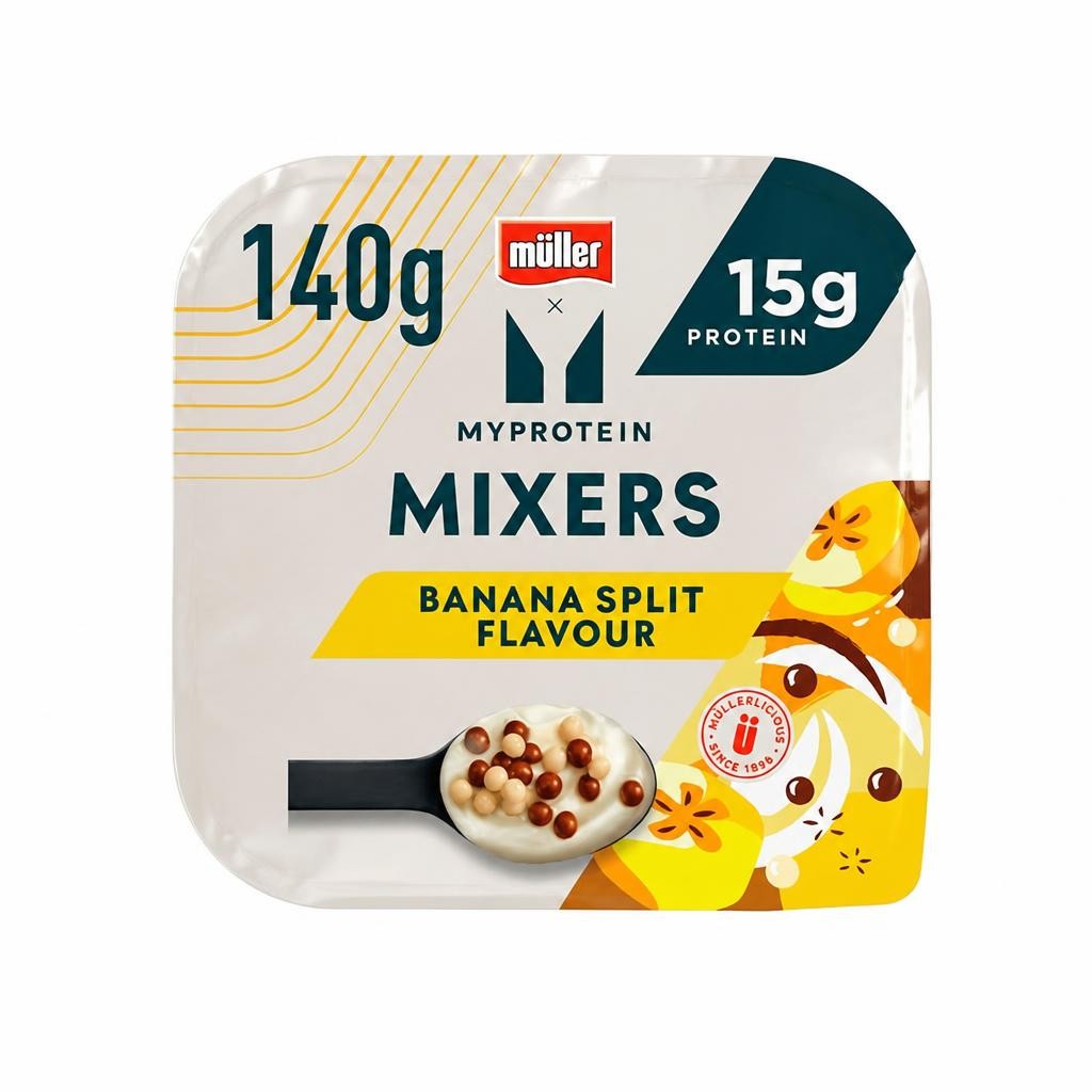 Müller x Myprotein 150g Banana Split Mixers Yogurt