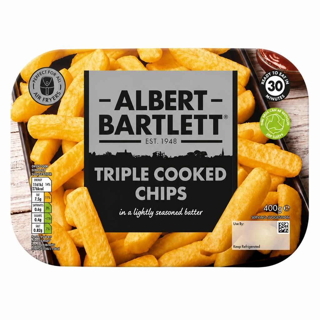 Albert Bartlett 400g Triple Cooked Chips