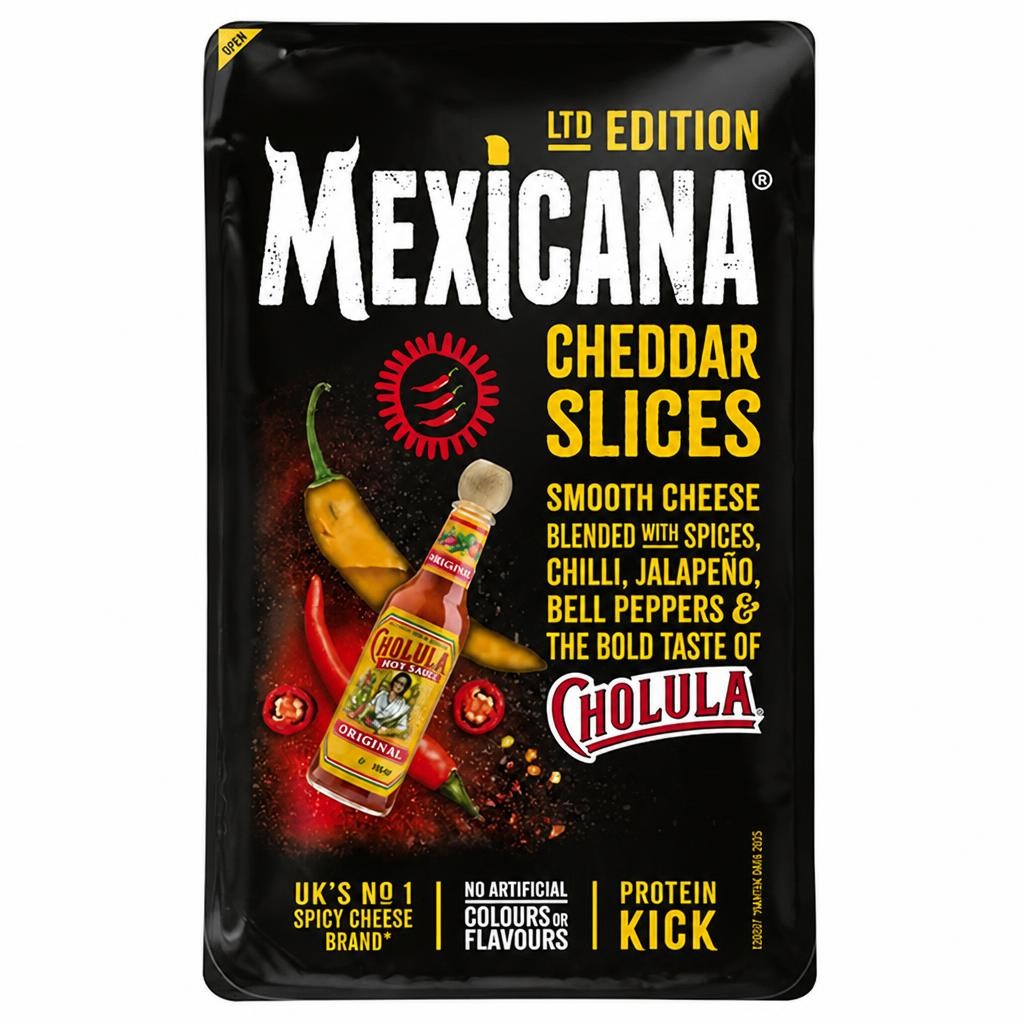 Mexicana 160g Cholula Cheddar Cheese Slices