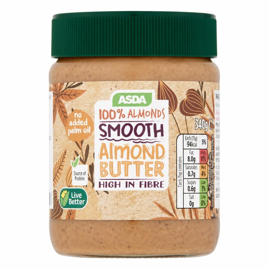 ASDA Smooth Almond Butter 340g
