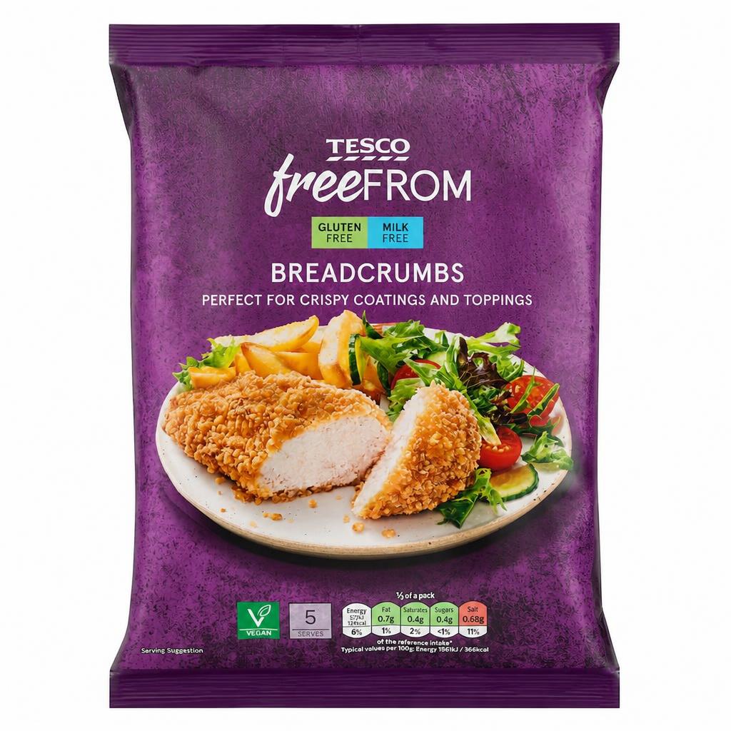 Tesco Free From Breadcrumbs 170G