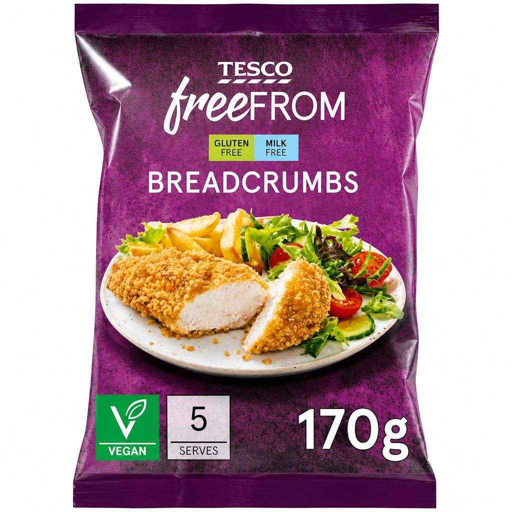 Tesco Free From Breadcrumbs 170G