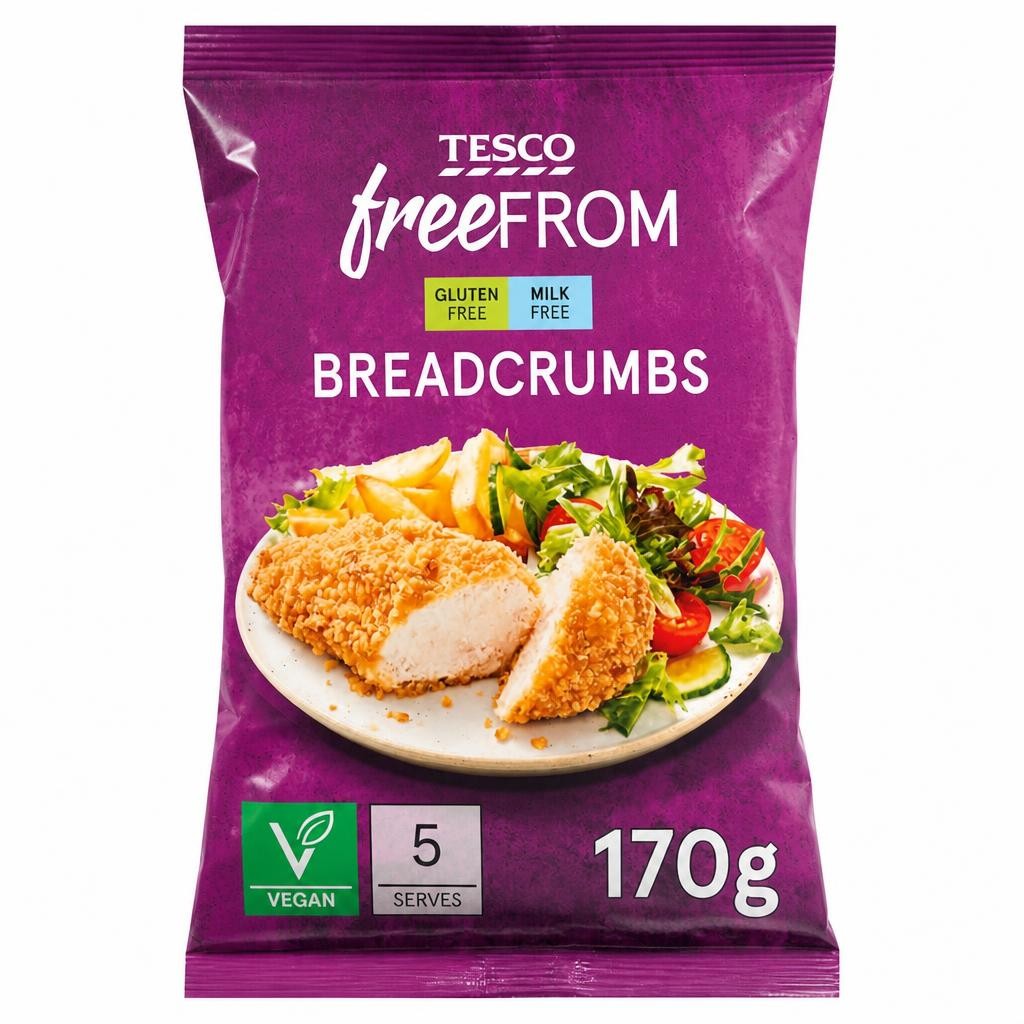 Tesco Free From Breadcrumbs 170G