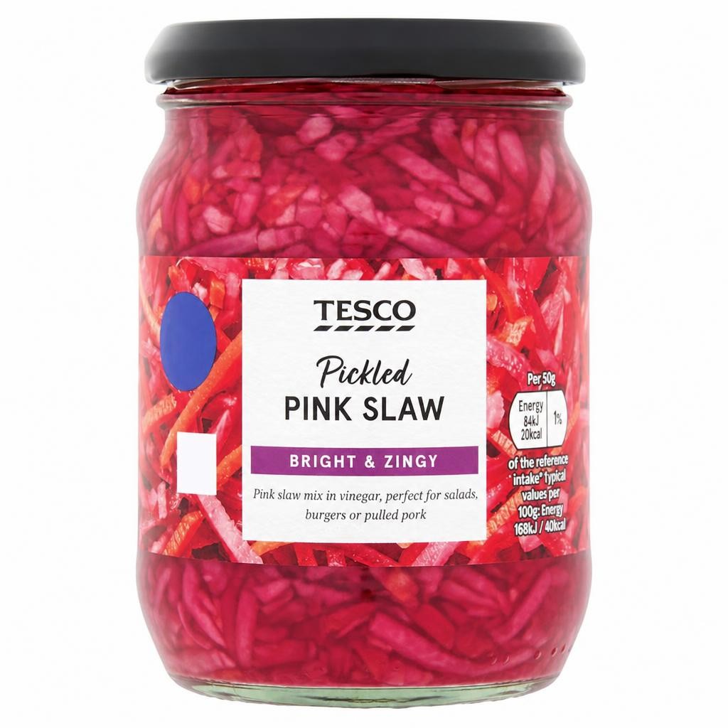 Tesco Pickled Pink Slaw 340g